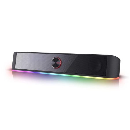 Redragon GS560 RGB Desktop Soundbar: 2.0 Channel Speaker with Dynamic Lighting Effects